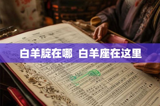 白羊腚在哪  白羊座在这里