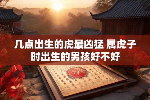 几点出生的虎最凶猛 属虎子时出生的男孩好不好