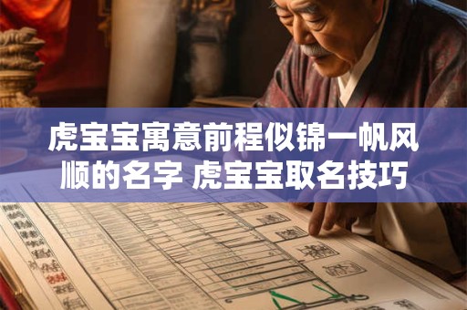 虎宝宝寓意前程似锦一帆风顺的名字 虎宝宝取名技巧