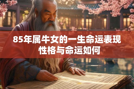 85年属牛女的一生命运表现  性格与命运如何