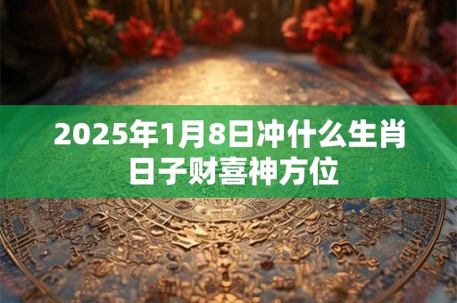 2025年1月8日冲什么生肖 日子财喜神方位