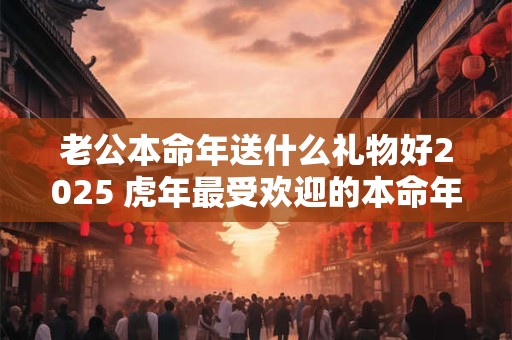 老公本命年送什么礼物好2025 虎年最受欢迎的本命年礼物男生