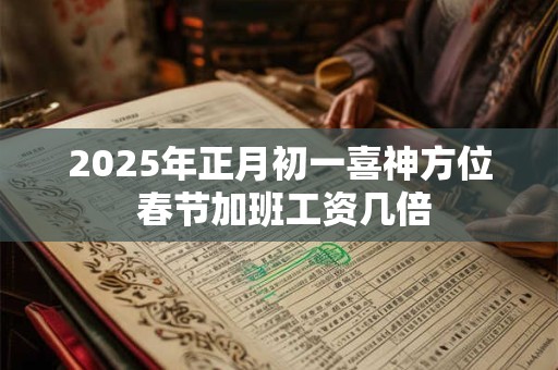 2025年正月初一喜神方位 春节加班工资几倍