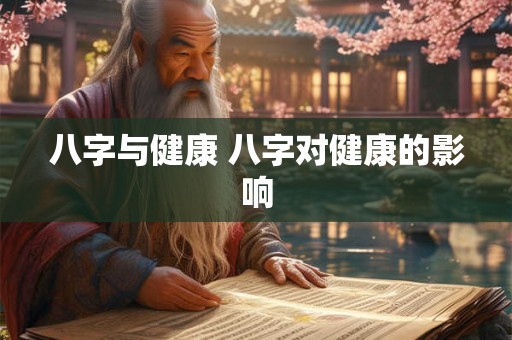 八字与健康 八字对健康的影响