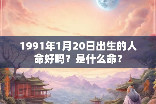 1991年1月20日出生的人命好吗？是什么命？
