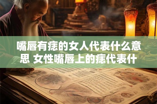 嘴唇有痣的女人代表什么意思 女性嘴唇上的痣代表什么意义
