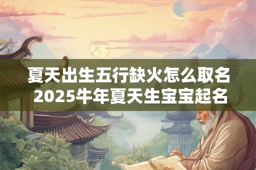 夏天出生五行缺火怎么取名 2025牛年夏天生宝宝起名 夏天出生五行缺火怎么取名 2025牛年夏天生宝宝起名