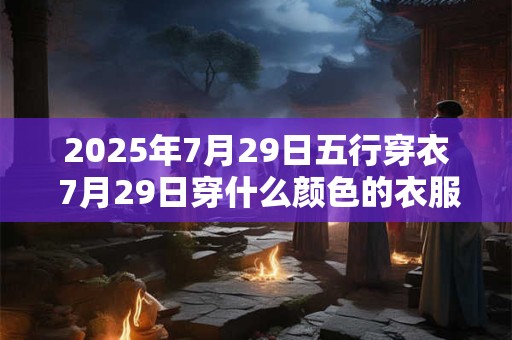 2025年7月29日五行穿衣 7月29日穿什么颜色的衣服