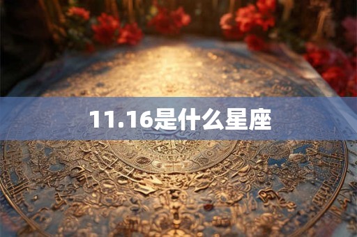 11.16是什么星座