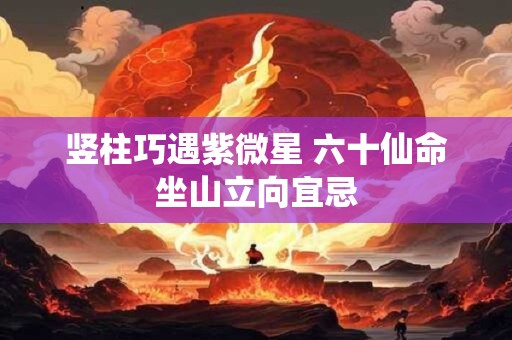 竖柱巧遇紫微星 六十仙命坐山立向宜忌