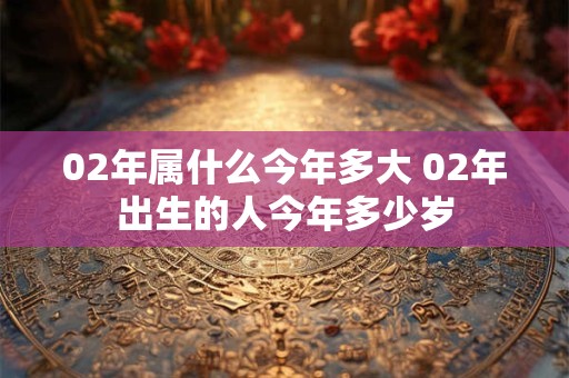 02年属什么今年多大 02年出生的人今年多少岁