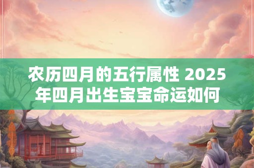 农历四月的五行属性 2025年四月出生宝宝命运如何