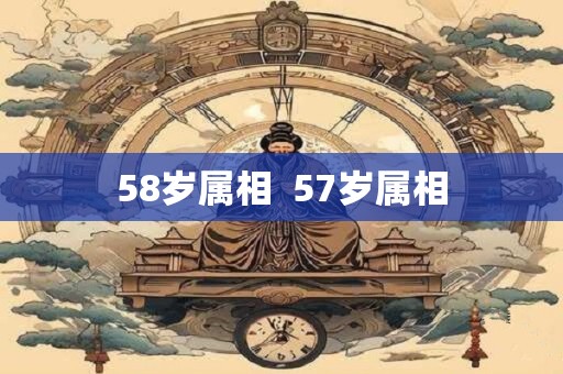 58岁属相  57岁属相