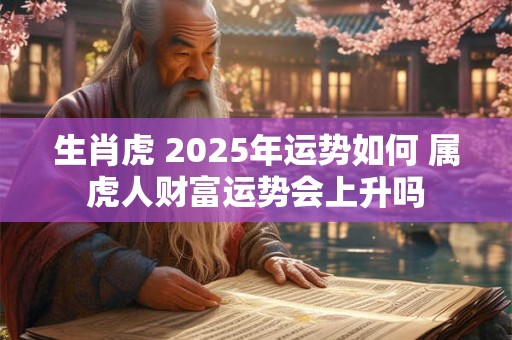 生肖虎 2025年运势如何 属虎人财富运势会上升吗