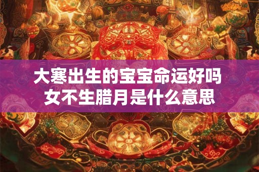 大寒出生的宝宝命运好吗 女不生腊月是什么意思
