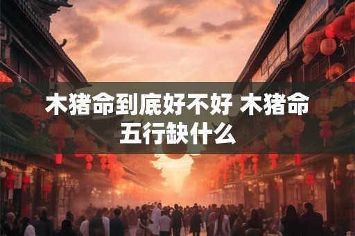 木猪命到底好不好 木猪命五行缺什么