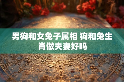 男狗和女兔子属相 狗和兔生肖做夫妻好吗