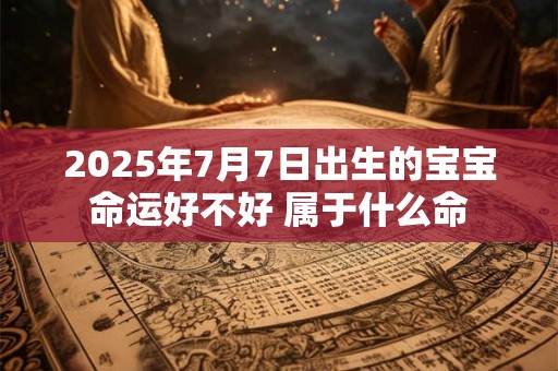 2025年7月7日出生的宝宝命运好不好 属于什么命