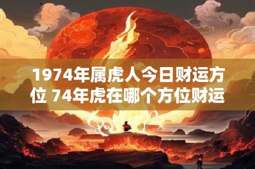 1974年属虎人今日财运方位 74年虎在哪个方位财运最旺