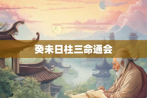 癸未日柱三命通会