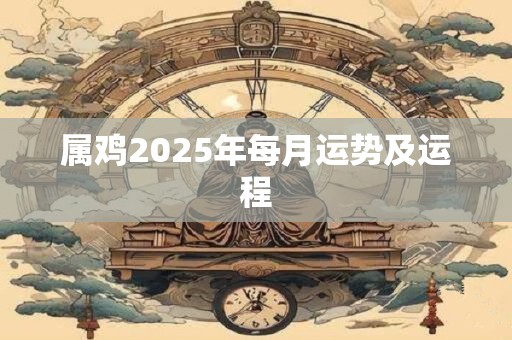 属鸡2025年每月运势及运程