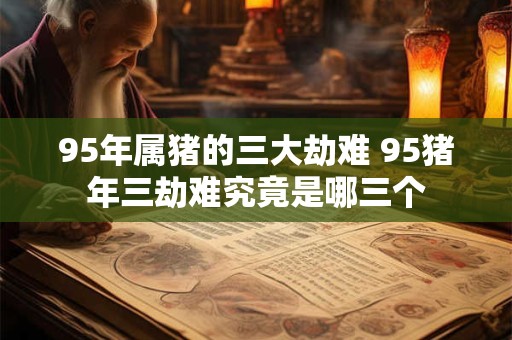 95年属猪的三大劫难 95猪年三劫难究竟是哪三个