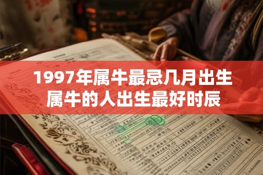 1997年属牛最忌几月出生 属牛的人出生最好时辰