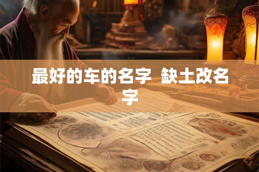 最好的车的名字  缺土改名字