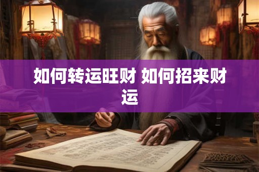如何转运旺财 如何招来财运