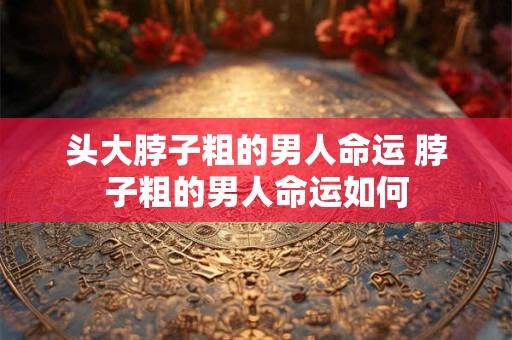 头大脖子粗的男人命运 脖子粗的男人命运如何 头大脖子粗的男人命运 脖子粗的男人命运如何