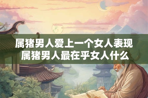 属猪男人爱上一个女人表现 属猪男人最在乎女人什么