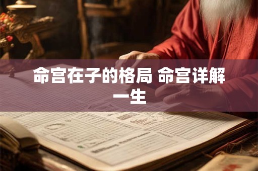 命宫在子的格局 命宫详解一生