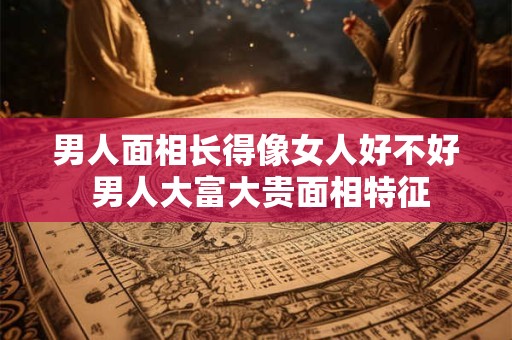 男人面相长得像女人好不好 男人大富大贵面相特征