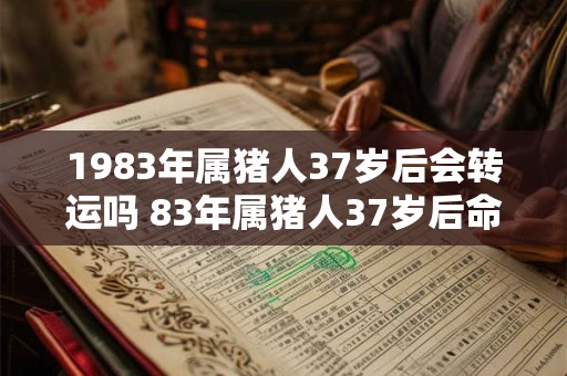 1983年属猪人37岁后会转运吗 83年属猪人37岁后命运如何