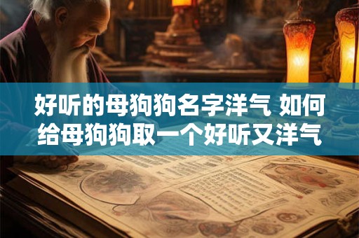 好听的母狗狗名字洋气 如何给母狗狗取一个好听又洋气的名字