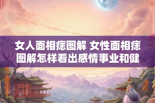 女人面相痣图解 女性面相痣图解怎样看出感情事业和健康状况