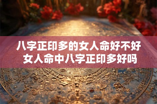 八字正印多的女人命好不好 女人命中八字正印多好吗 八字正印多的女人命好不好 女人命中八字正印多好吗