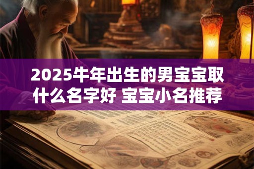 2025牛年出生的男宝宝取什么名字好 宝宝小名推荐