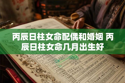 丙辰日柱女命配偶和婚姻 丙辰日柱女命几月出生好 丙辰日柱女命配偶和婚姻 丙辰日柱女命几月出生好