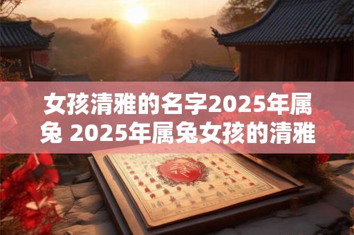 女孩清雅的名字2025年属兔 2025年属兔女孩的清雅名字