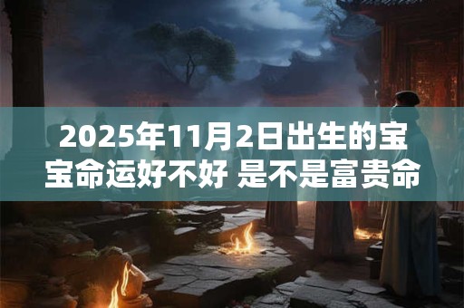 2025年11月2日出生的宝宝命运好不好 是不是富贵命