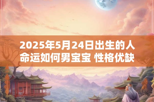 2025年5月24日出生的人命运如何男宝宝 性格优缺点分析