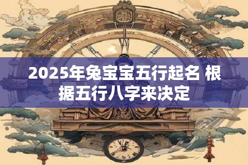 2025年兔宝宝五行起名 根据五行八字来决定