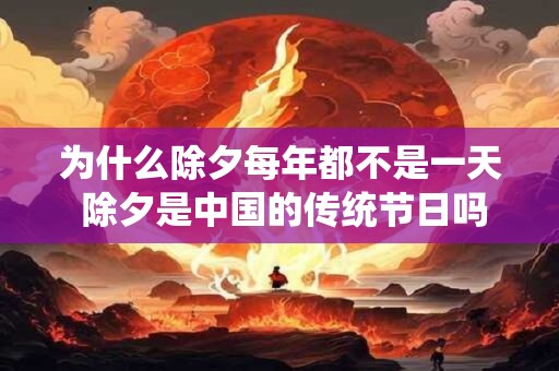 为什么除夕每年都不是一天 除夕是中国的传统节日吗