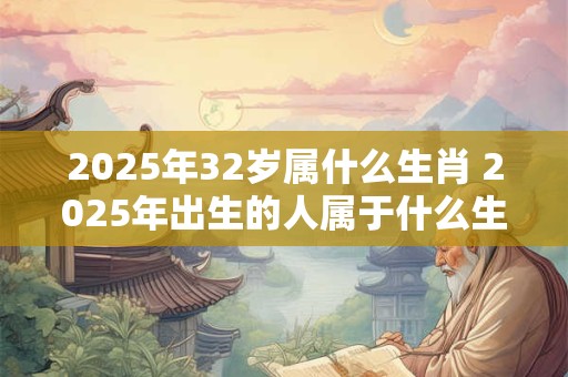 2025年32岁属什么生肖 2025年出生的人属于什么生肖 2025年32岁属什么生肖 2025年出生的人属于什么生肖