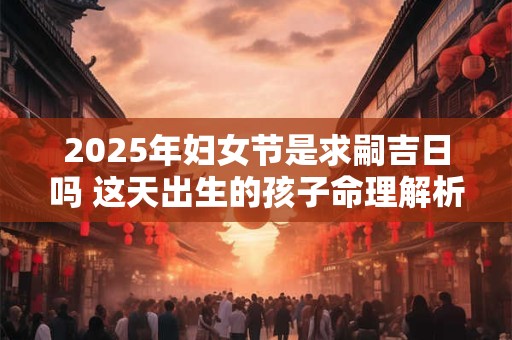 2025年妇女节是求嗣吉日吗 这天出生的孩子命理解析！