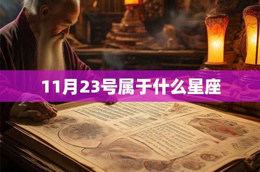 11月23号属于什么星座