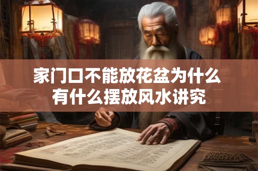 家门口不能放花盆为什么 有什么摆放风水讲究