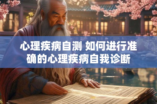 心理疾病自测 如何进行准确的心理疾病自我诊断