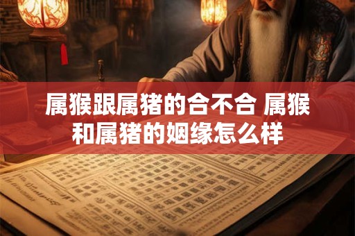 属猴跟属猪的合不合 属猴和属猪的姻缘怎么样